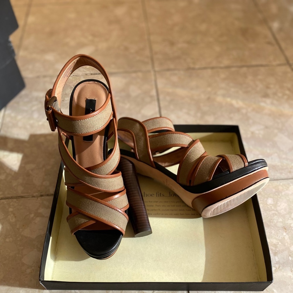 Ann Taylor Canvas Platform Sanda